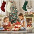 thumbnail image 5 of Christmas Stocking Christmas Gift Bag Large Christmas Stocking Christmas Decoration Christmas Stocking Hanging Christmas Gift Bag for Wood, Fireplace, 5 of 5