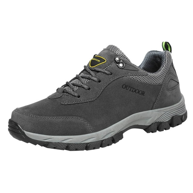 Kcodviy Été et Automne Hommes Chaussures de Sport pour Hommes Chaussures de Randonnée Espadrilles Couleur Unie Étagère à Chaussures pour Hommes Chambre à Coucher à Lacets Semelle Plate Espadrilles Homme 13 Confortables Antidérapantes Extérieur
