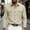 Khaki, variant on Men's Button Up Shirts Smart Casual Lightweight Long Sleeve Shirts for Daily Office, Regular Fit Breathable Tops with Chest Pocket