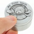 thumbnail image 3 of HEALEEP 1Set Decorative Tooth Box Silver Alloy Memorial Keepsake for Birthdays, 3 of 8