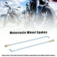 thumbnail image 2 of 36pcs Silver Tone 3mm Thread Dia 165mm Length Motorcycle Motorbike Wheel Spokes Nipples, 2 of 6