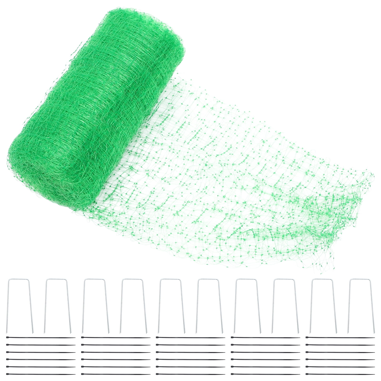 Greenadscape Fine Mesh Netting Green PP 1 Set For Farmers Garden Protection
