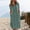 T2# Green Womens Summer Dress, variant on USSUMA Sun Dresses Women Summer Casual Short Sleeve Tunic Shirt Midi Sundresses Daisy Print Plus Size Dress Round Neck Graduation