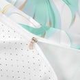 thumbnail image 4 of Homewish Mint Green Gradient Twin Duvet Cover,Classic Contemporary Twin Bedding,Reversible,2-Piece,1 Duvet Cover and 1 Pillowcase, 4 of 6
