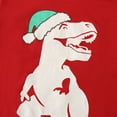 thumbnail image 6 of Odeerbi Toddler Pajamas Kids Baby Boys Christmas Cartoon Dinosaur Tops Pants Sleepwear Red, 6 of 9