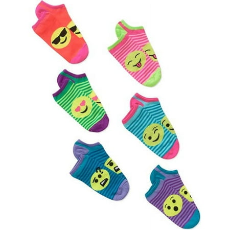 Women's Nobo Emoticons No Show Socks, 6