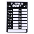 thumbnail image 1 of Unique Bargains Business Hour Sign Self Adhesive Operation Hour Decor with Number Sticker Black 1 Set, 1 of 5
