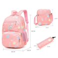 thumbnail image 4 of School Bags Bookbag for Girls, School Backpacks Set with Pencil Cases and Lunch Box, Pink, 4 of 6