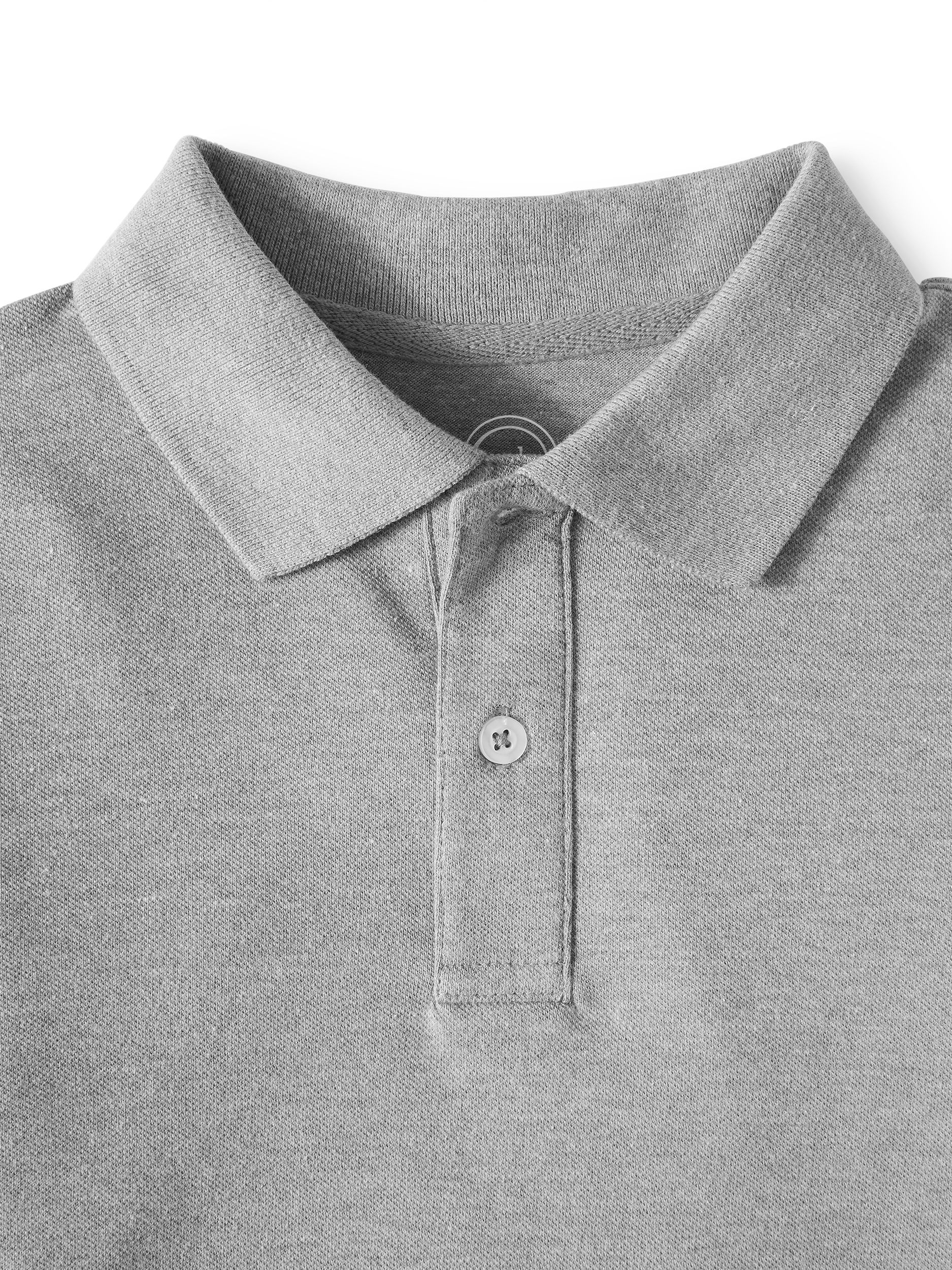 Wonder Nation Boys School Uniform Short Sleeve Pique Polo Shirts, 2-Pack Value Bundle, Sizes 4-18 & Husky - image 3 of 3