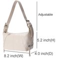 thumbnail image 4 of Shoulder Bags for Women Small Clutch Purse Tote Handbag Cool Hobo Bag, 4 of 6