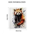 thumbnail image 3 of Acheng Framed Wall Art Super Cute Watercolor Painting Red Panda Customized Decorative Creative Art Posters Home Modern Decoration Print Decor for Living Room Custom Poster  12x16 in, 3 of 5
