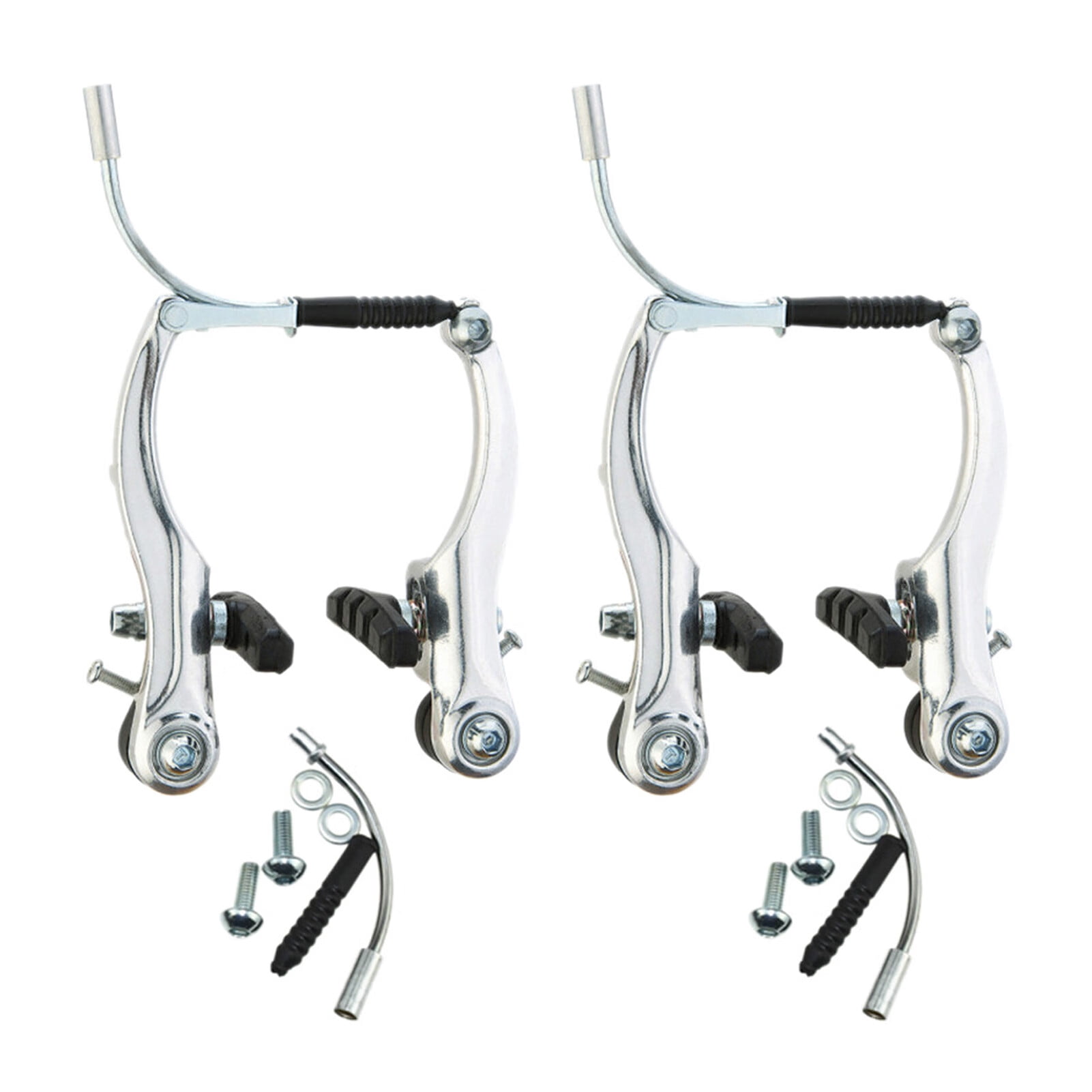 V Brake Set 2 Pairs Bike Brakes, Universal Front/Rear VBrakes Set