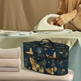 thumbnail image 2 of ZUXONGSY Butterfly Print Steam Iron Storage Bag Portable Garment Steamer Case Lightweight Travel Iron Organizer Waterproof & Dustproof Iron Accessories, Case Only, 2 of 6