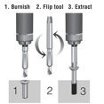 thumbnail image 5 of Ensemble d'Extracteurs à Vis Abîmés, Disques à Double Extrémité, Ensemble d'Outils à Main pour un Retrait Facile, 5 of 5