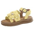 thumbnail image 3 of Gubotare Girls Dress Shoes Boys Girls Sandals Open Toe Summer Outdoor Unisex Child Sport Sandals Athletic Lightweight Toddler Little Kid Big Kid Size 13.5 (Yellow,Little Kids 13.5), 3 of 9