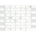 thumbnail image 4 of Dundee Deco's White Faux Bricks PVC 3D Wall Panel, 2.9 ft X 2.1 ft (90cm X 64cm), Pack of 10, Interior Design Wall Paneling Decor, Total Coverage 62 sq. ft. (5.8 sq. m), 4 of 5
