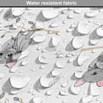 thumbnail image 5 of Nature Dog Crate Cover, Bats Hanging up Upside down on Branches and Leaves, Easy to Use Pet Kennel Cover Small Dogs Puppies Kittens, 7 Sizes, Pale Taupe Pale Sepia, by Ambesonne, 5 of 6