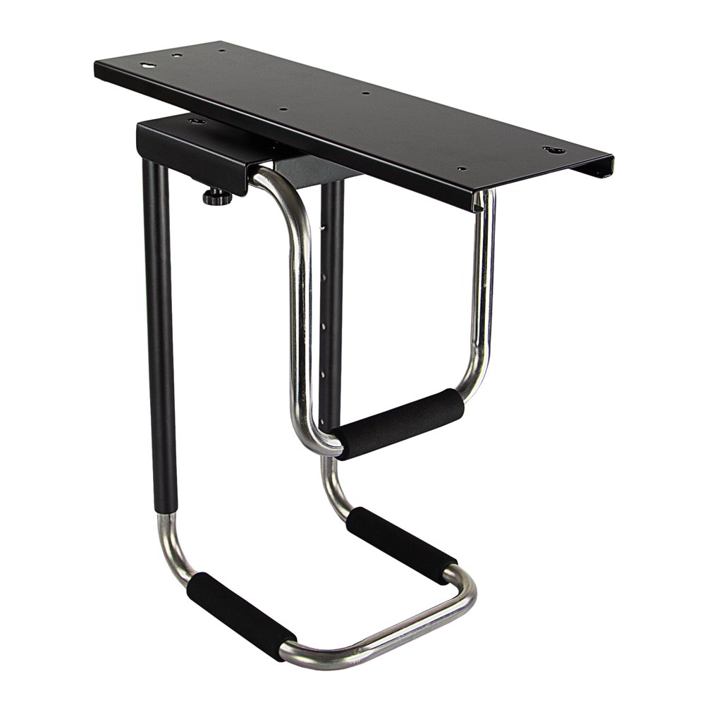 MountIt! Heavy Duty Under Desk Computer Mount Sliding Tracks and 360