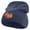 Navy, variant on Thanksgiving Pumpkin Decorations Embroidered Big Size Superior Cotton Short Knit Beanie - Black XL-3XL