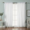 thumbnail image 2 of Best Home Fashion, Inc. Mini Flower Curtain Panels (Set of 2), 2 of 2