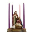 thumbnail image 3 of Avalon Gallery Candle Holders - Luxury Tabletop Christmas Centerpiece Advent Wreath Candle Holder Figurine, 9 x 9.75-Inch, Holy Family Nativity, 3 of 4