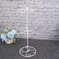 thumbnail image 2 of Two Tiers Metal Jewelry Stands Earring Necklace Bracelet Display Rack Holder (White), 2 of 3