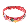 thumbnail image 2 of Collar ajustable para mascotas para perros y gatos con collares rojo, 2 of 9