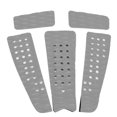 thumbnail image 1 of Juego de alfombrillas de tracción grises para un mejor agarre y seguridad, 5 piezas de almohadillas antideslizantes de EVA para tablas de surf y cubiertas de barcos, 1 of 8