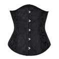 thumbnail image 4 of Corsé debajo del busto Floral Push Up Bustier deshuesado Gothique Korsett para mujeres frente Busk Gorset Korse Sexy mujeres gótico corsé, 4 of 5