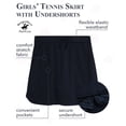 thumbnail image 2 of Beverly Hills Polo Club Girls School Uniform Skirt - Active Performance Scooter Skort for Girls, 4-16, 2 of 5