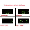 thumbnail image 2 of Nivel digital, medidor de ángulo electrónico, inclinómetro con retroiluminación magnética, caja de medidor de ángulo, 2 of 4