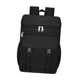 thumbnail image 5 of Insulated Backpack Bag Men Women Adults Portable Beach Thermal Bag for Work Lunch Park Fishing Day Trips Beach Travel Black, 5 of 8