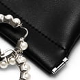 thumbnail image 6 of Oirlv 5-Pack 3.5" Black Leather Magnetic Closure Pouches, Portable Jewelry & Accessory Storage Bags for Travel, 6 of 7