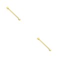 thumbnail image 3 of Jumpingount Pin de cuello de negocios de boda ejecutivo moderno de moda para hombres para colecciones oro 2piezas, 3 of 6