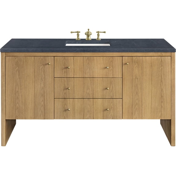 James Martin Vanities 435-V60s-3Csp Hudson 60" Free Standing Single Basin Poplar Wood