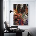 thumbnail image 3 of Michael Myers Halloween Paintings, 16x24inch Single Hanging Painting Home Decor Canvas Wall Art Painting, 3 of 8