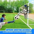 HUIJZG Soccer Targets for Goals Training, Soccer Ball Goal Target Nets