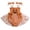 Orange, variant on mgoYE Newborn Baby Girl Halloween Clothes Halter Pumpkin Romper Tulle Dress Infant Fall Outfits(Orange,3-6 Months)