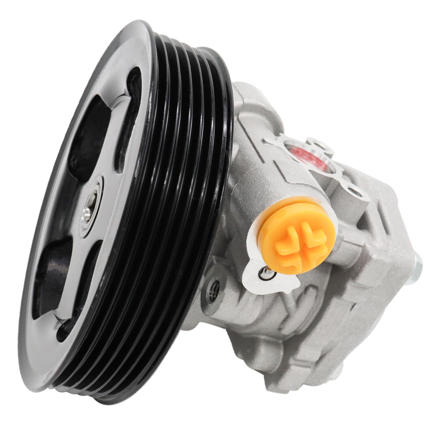 Detroit Axle - Power Steering Pump with Pulley Replacement for 2003 2004 2005 2006 2007 Infiniti G35 Nissan 350Z