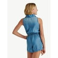 thumbnail image 2 of Justice Girls PAC-MAN Chambray Romper, Sizes XS-XL & Plus, 2 of 8