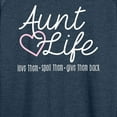 thumbnail image 3 of Instant Message - Aunt Life - Women's Lightweight French Terry Long Sleeve Shirt, 3 of 6