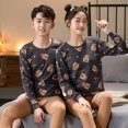 thumbnail image 1 of Conjuntos de pijamas navideños para niños y niñas, 100 algodón, ropa para el hogar para bebés y adolescentes, 1 of 4