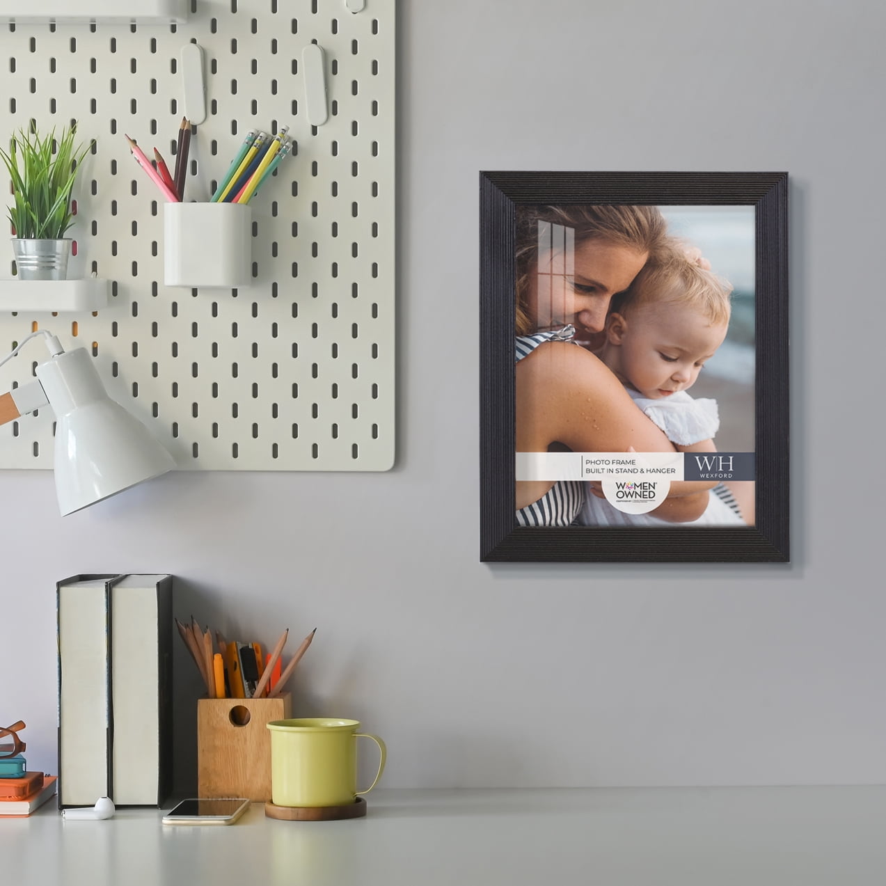 Premium Ebony Solid Wood Picture Frame, 6 x 8
