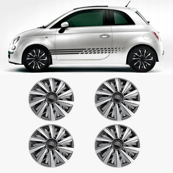 Hubcap de Automóvil, Cubierta de la Rueda Autalacia Instalacia simple 4pcs para clio