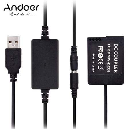 Adapter Dummy Battery Of Kit Coupler Cable Usb Input Converter Cable Of Battery With Kit Coupler Dummy With Usb Converter Fz300 Fz1000 Fz2500 Coupler Dummy Battery Eryue