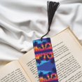 thumbnail image 6 of Kdxio Beach with Palm Trees Print Metal Tassel Bookmarks,Perfect Gift for Art Lovers and Bookworms Metal Bookmarks for Women, 6 of 8