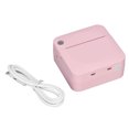 thumbnail image 1 of Mini impresora de papel térmico de 200DPI, diseño ergonómico, batería recargable, impresora portátil estable y segura para el hogar y la oficina, color rosa, 1 of 14