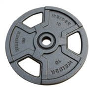 Weider Standard Hammertone Weight Plate, 2.5–50 lbs. - 10lbs