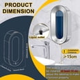 thumbnail image 2 of Dispensador automático de jabón de 700ml con Sensor, dispensador de jabón montado en la pared sin contacto, dispensador desinfectante, 2 of 5