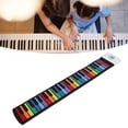 thumbnail image 1 of Clavier Électrique Piano, Piano à Main 49 Touches 128 Rythmes Support MP3 avec Port Casque pour Débutant, 1 of 7